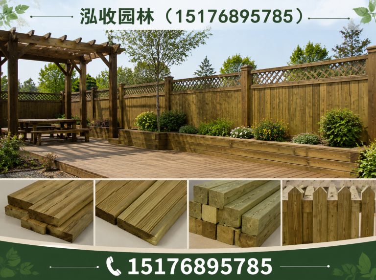 自贡京津冀防腐木工程展示图