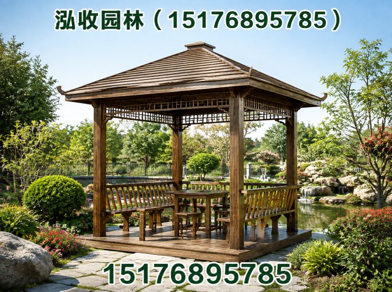自贡防腐木展示图